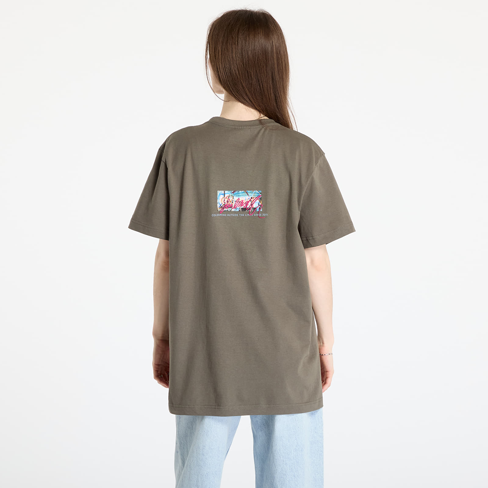 T-Shirts Footshop x Martin Lukáč Colouring Outside The Lines T-Shirt UNISEX Shale