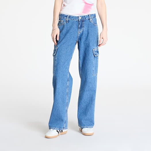 Džíny Calvin Klein Jeans Extreme Low Rise Baggy Jeans Denim Medium
