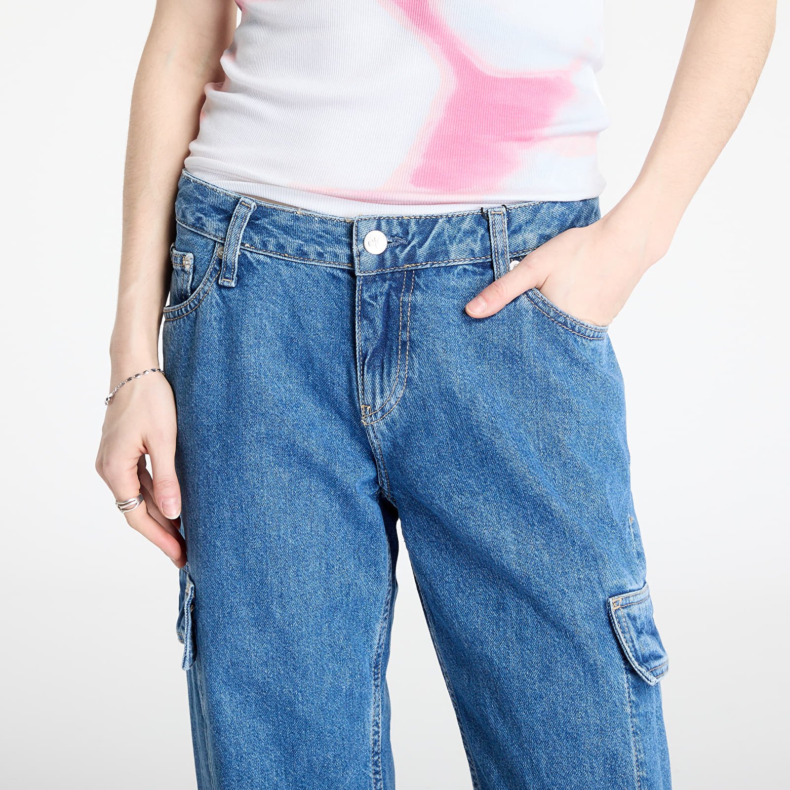Jeans Calvin Klein Jeans Extreme Low Rise Baggy Jeans Denim Medium