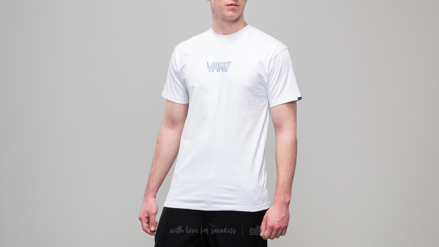T-shirts Vans Sketch Tape Shortsleeve Tee White