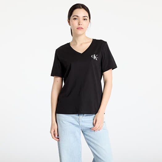 Tričko Calvin Klein Jeans  Logo Vn 2 Pack Tee Black