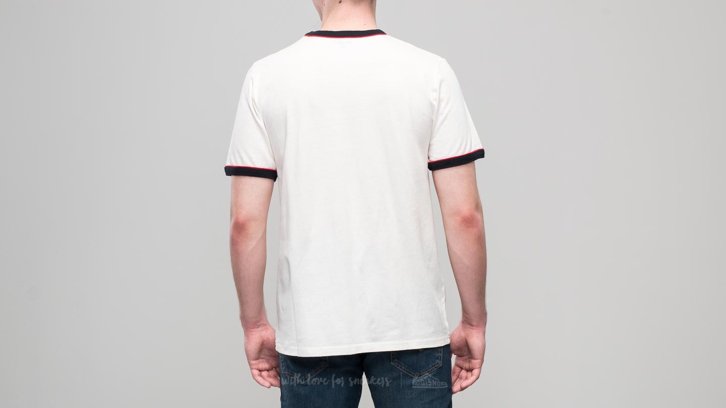 Tričká Carhartt WIP Shortsleeve Ringer Oval T-Shirt Wax/ Dark Navy