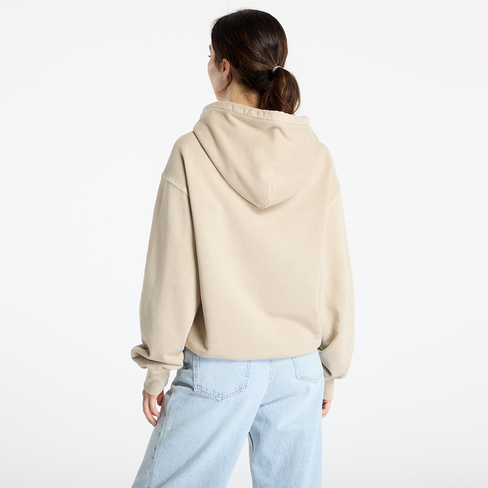 Hanorace Carhartt WIP Hooded Nelson Sweat UNISEX Fleur De Sel Garment Dyed