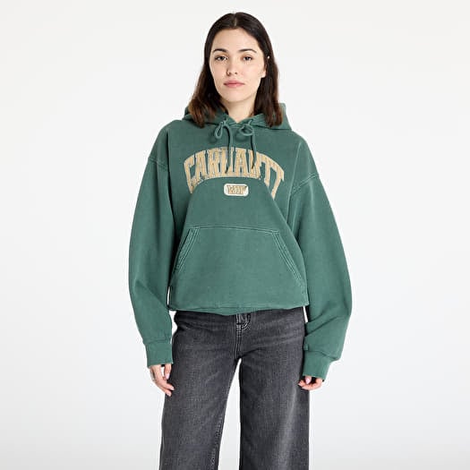 Carhartt WIP Hooded Library Sweat UNISEX Conifer Garment Dyed