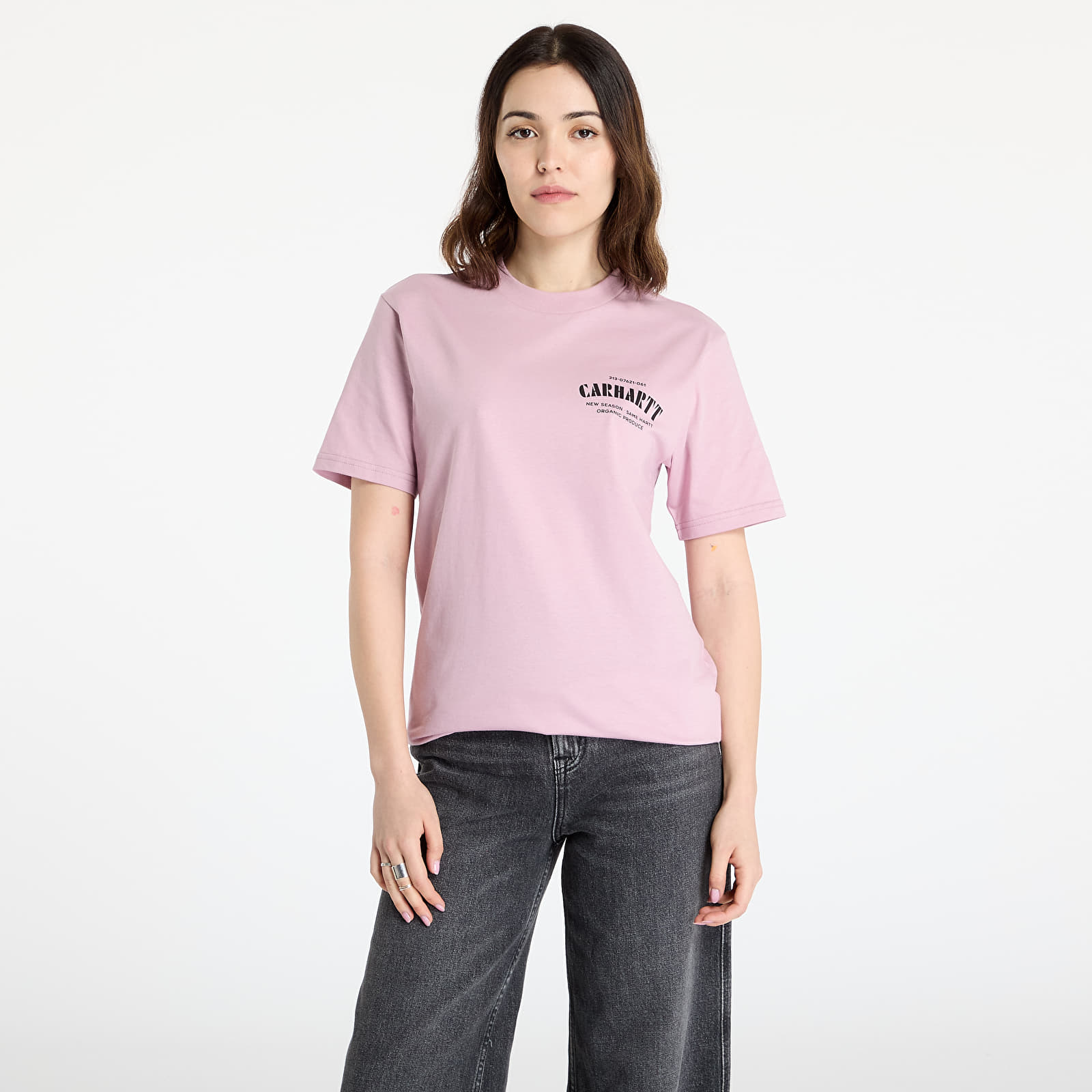 Koszulki Carhartt WIP S/S Catalogue C Logo T-Shirt UNISEX Hortensia