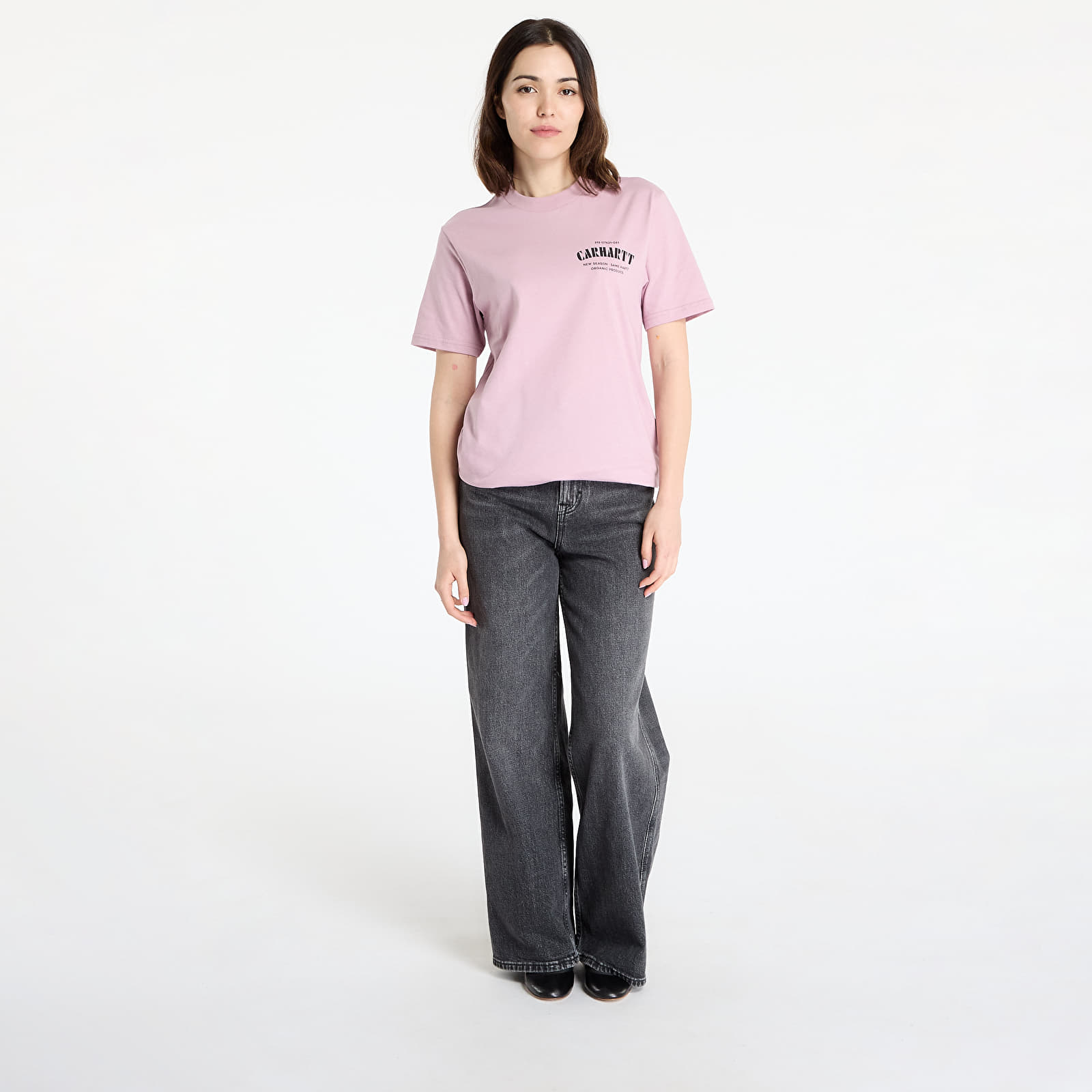 Koszulki Carhartt WIP S/S Catalogue C Logo T-Shirt UNISEX Hortensia