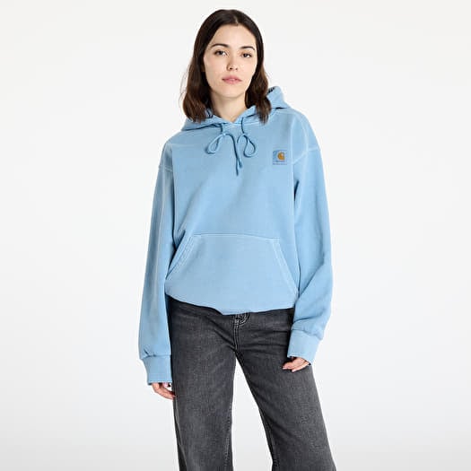 Carhartt WIP Hooded Nelson Sweat UNISEX Clay Blue Garment Dyed