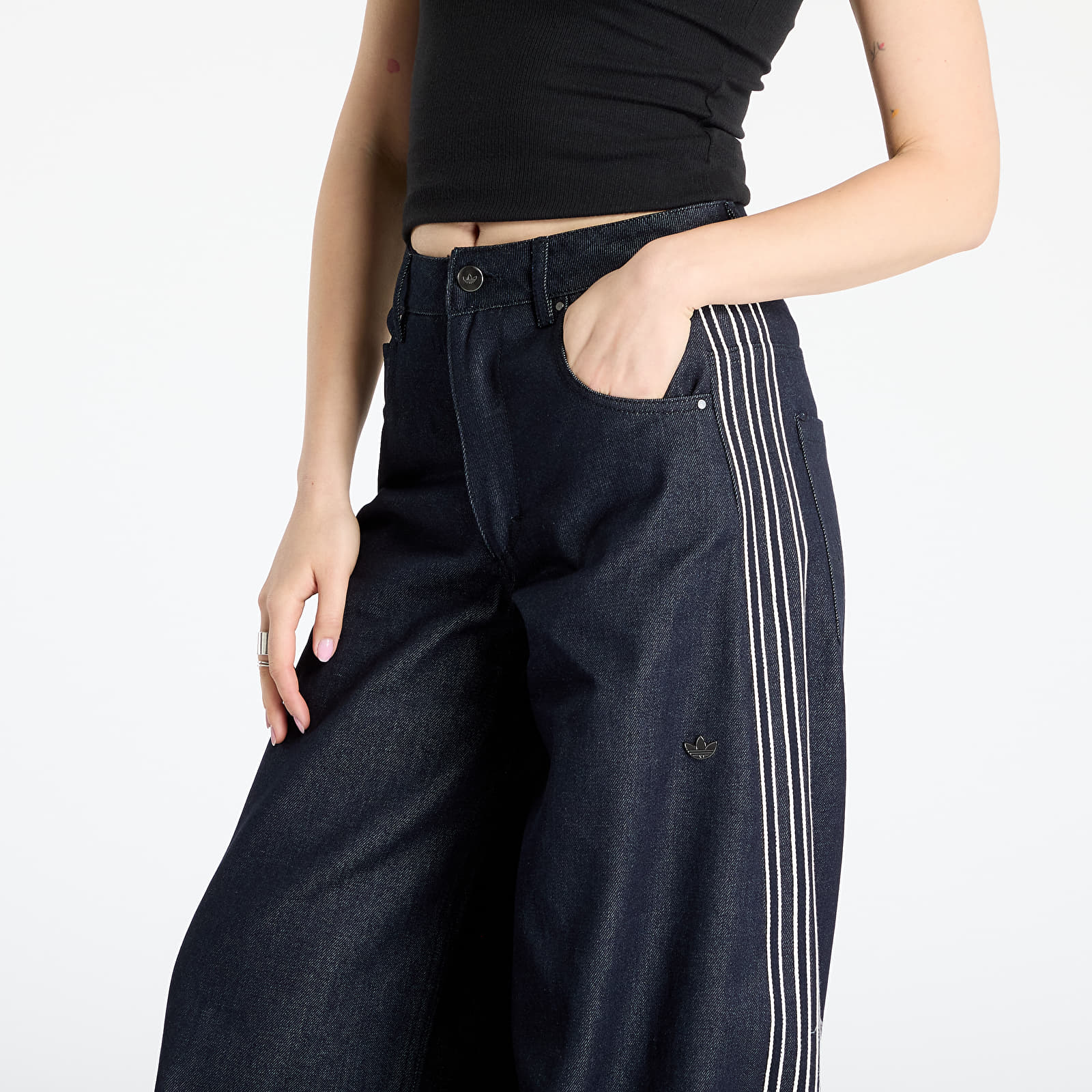 Kalhoty adidas Denim Pant Indigo Denim