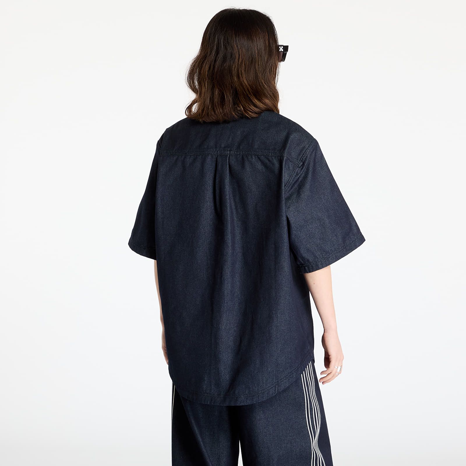 Сорочки adidas Denim Short Sleeve Shirt Blue/ Indigo Denim
