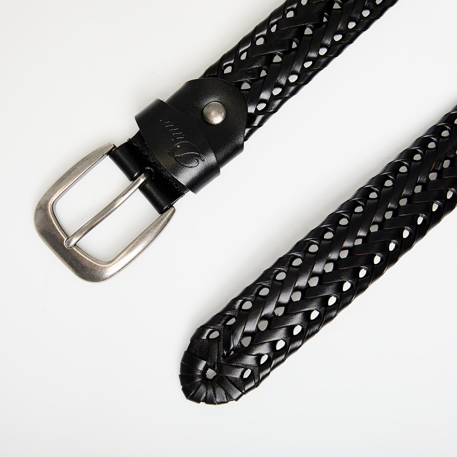 Belts DIME Braided Leather Belt Black