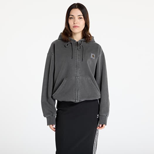 Carhartt WIP Hooded Nelson Jacket UNISEX Graphite Garment Dyed