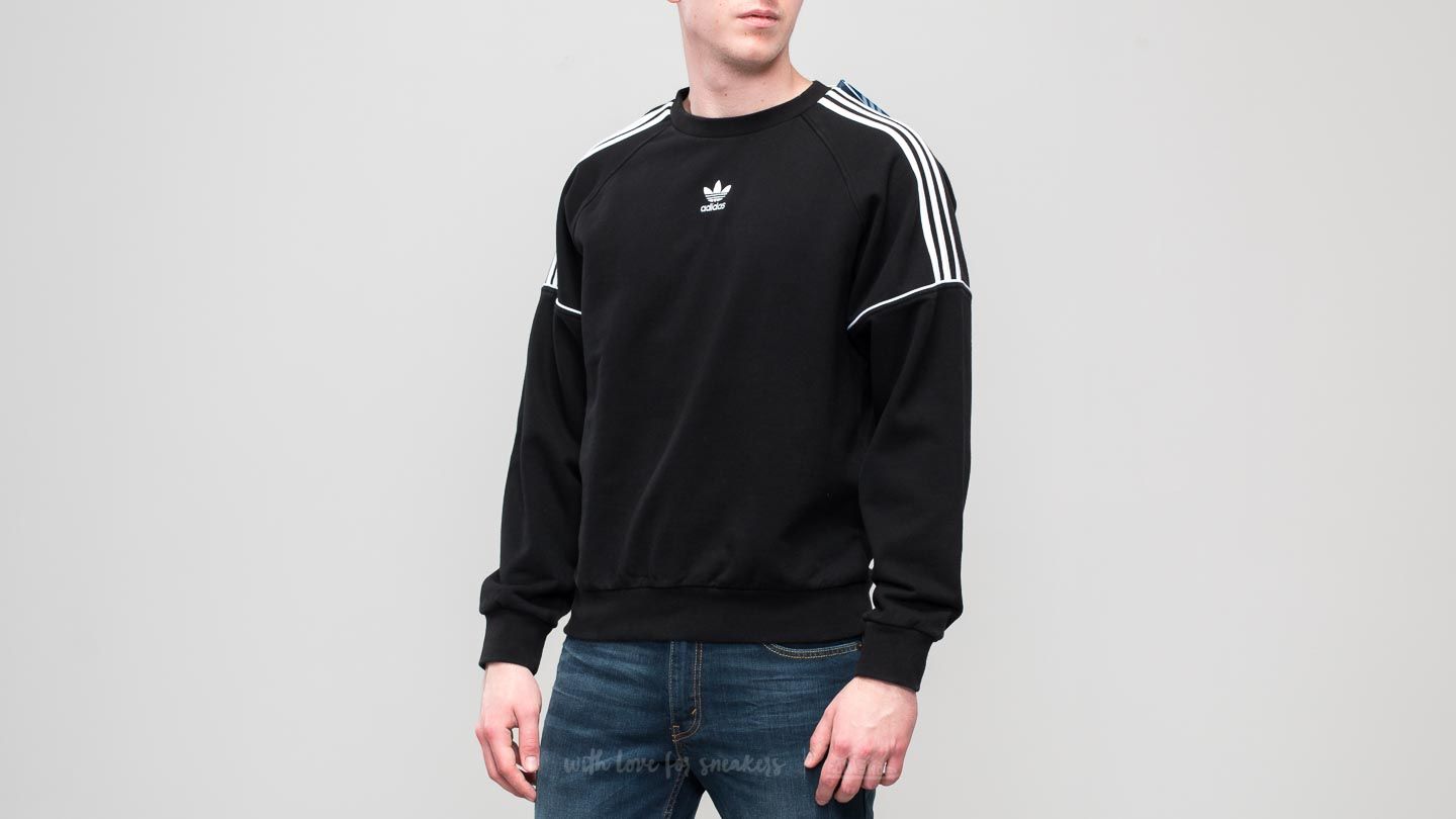 Sudaderas adidas Pipe Crew Sweat Black White Footshop