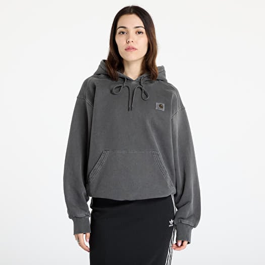 Carhartt WIP Hooded Nelson Sweat UNISEX Graphite Garment Dyed