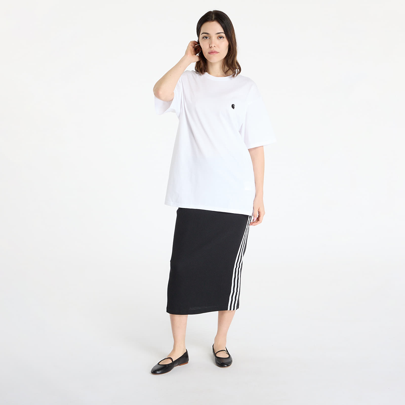 T-shirts Carhartt WIP Short Sleeve Madison T-Shirt UNISEX White/ Black