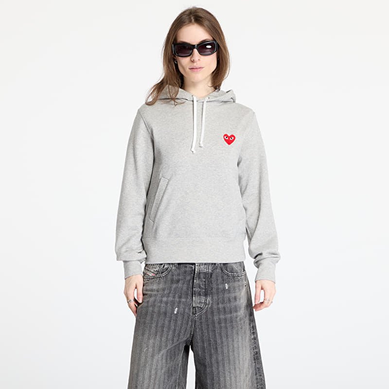 Džemperis Comme des Garçons PLAY Hoodie Grey