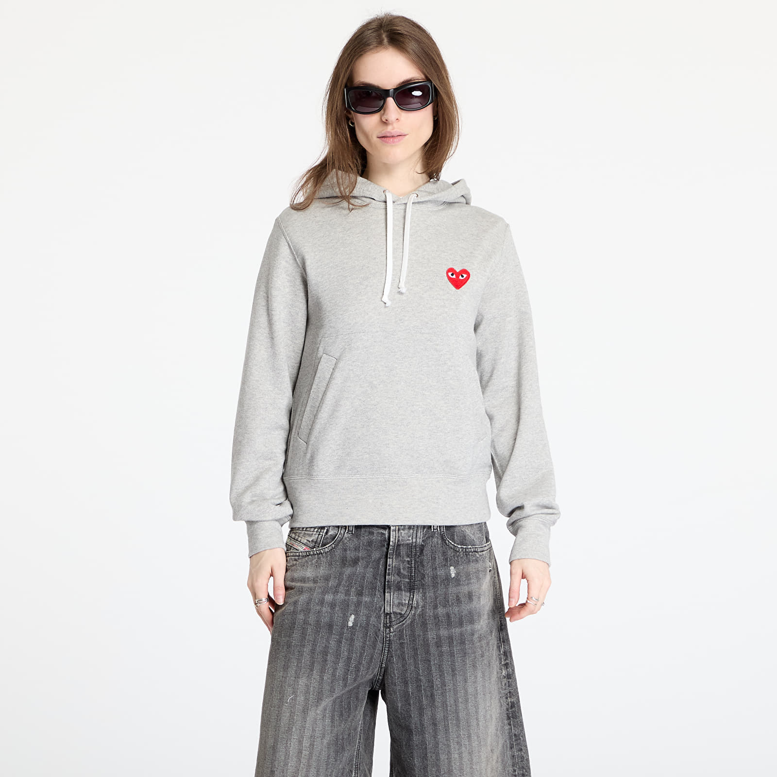 Hoodies en truien Comme des Garçons PLAY Hoodie Grey