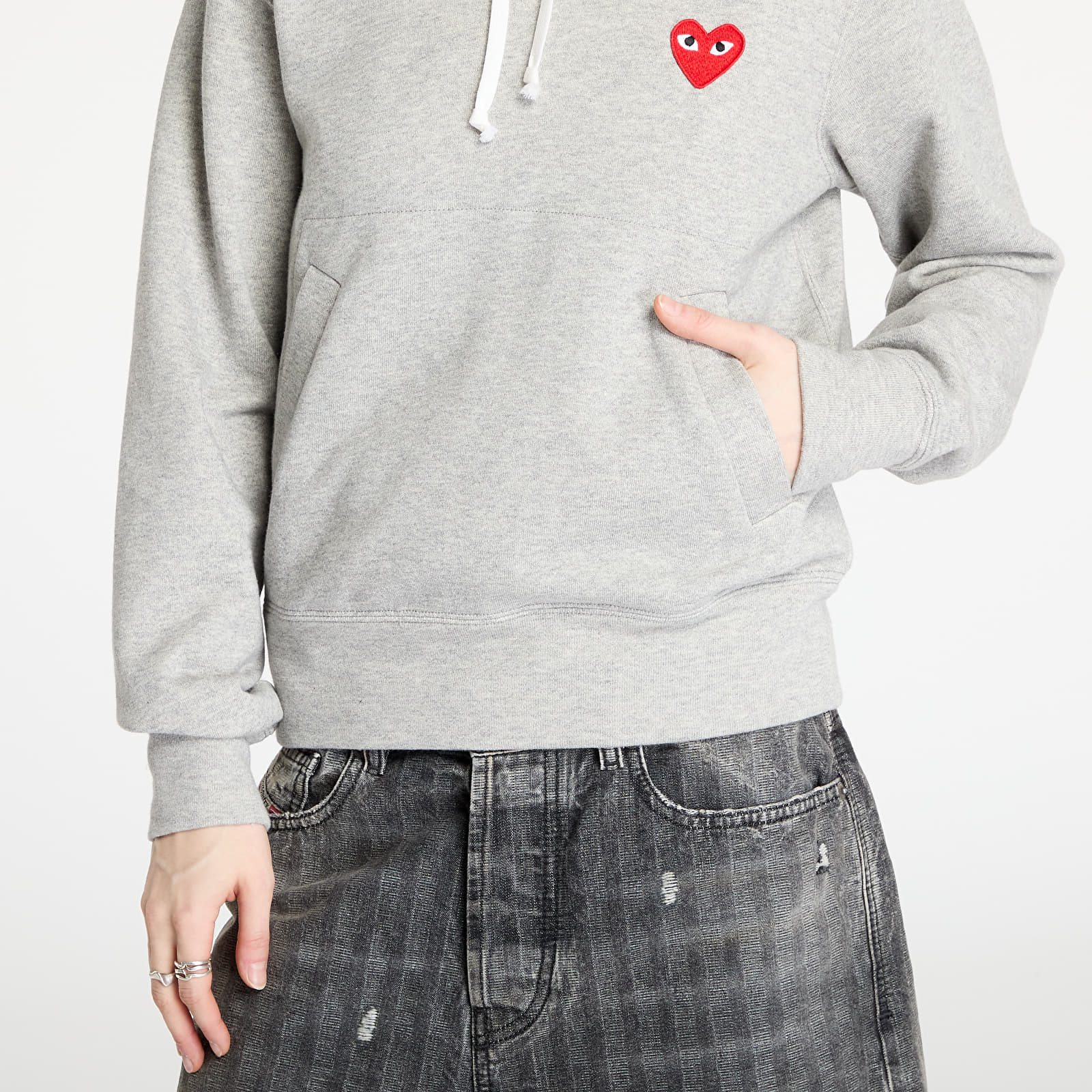 Hoodies en truien Comme des Garçons PLAY Hoodie Grey