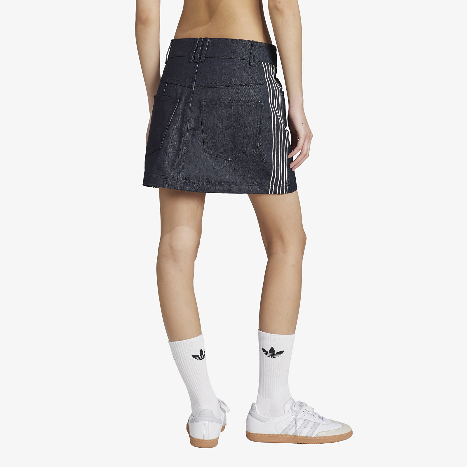 Szoknyák adidas Denim Skirt Indigo Denim