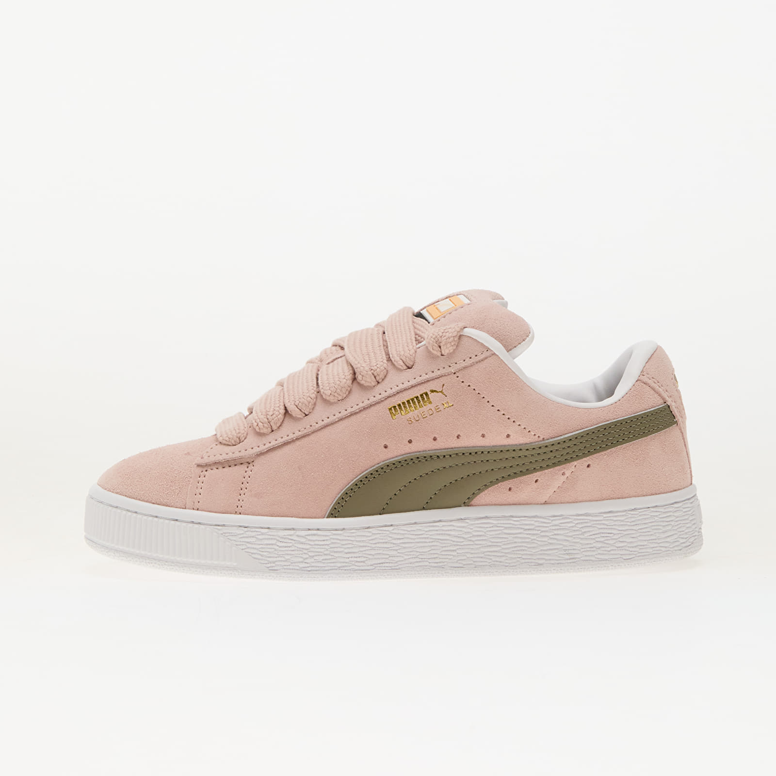 Levně Tenisky Puma Suede XL Rose Quartz-Velvet Moss-PWht