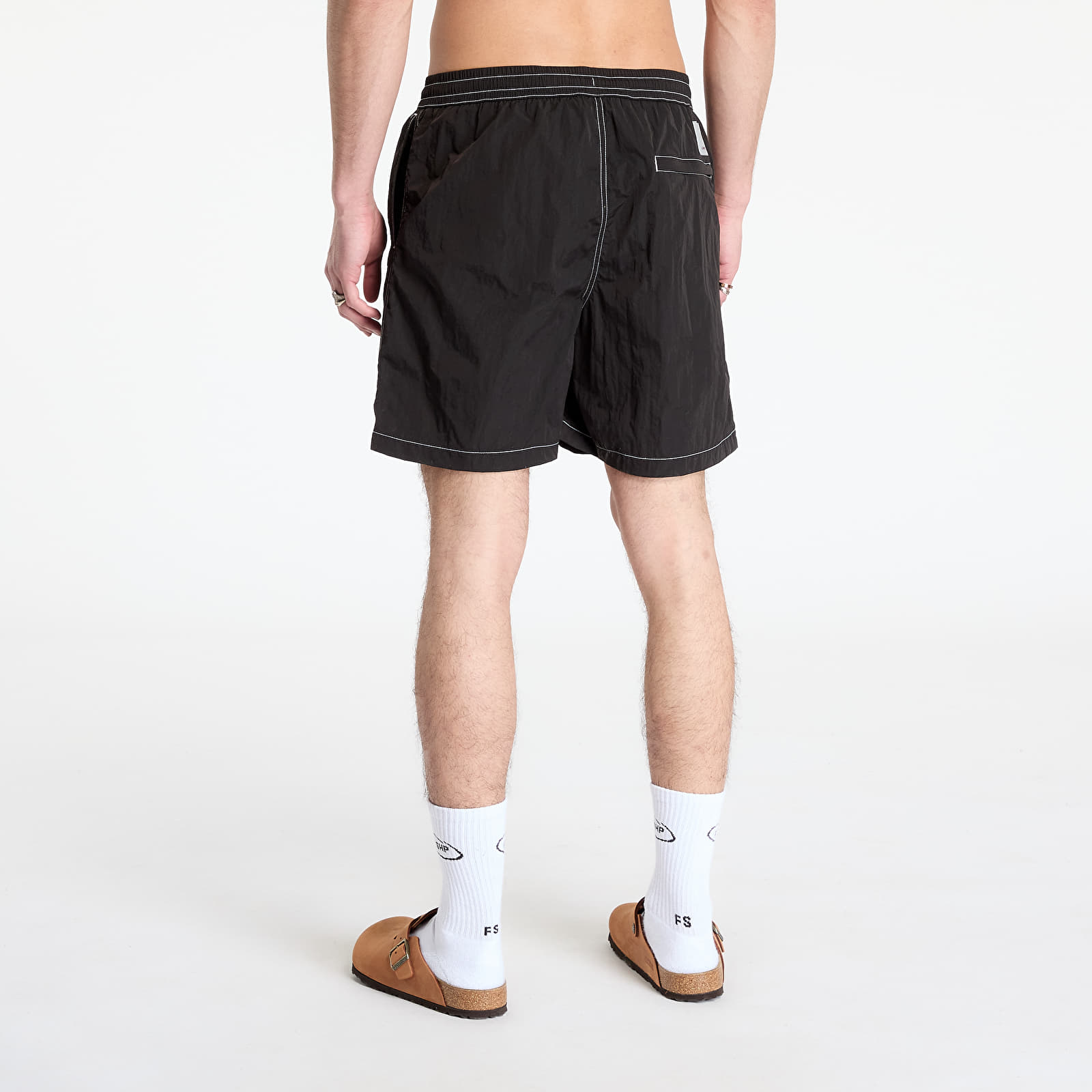 Men's swimwear Carhartt WIP Canby Swim Trunks Black/ White