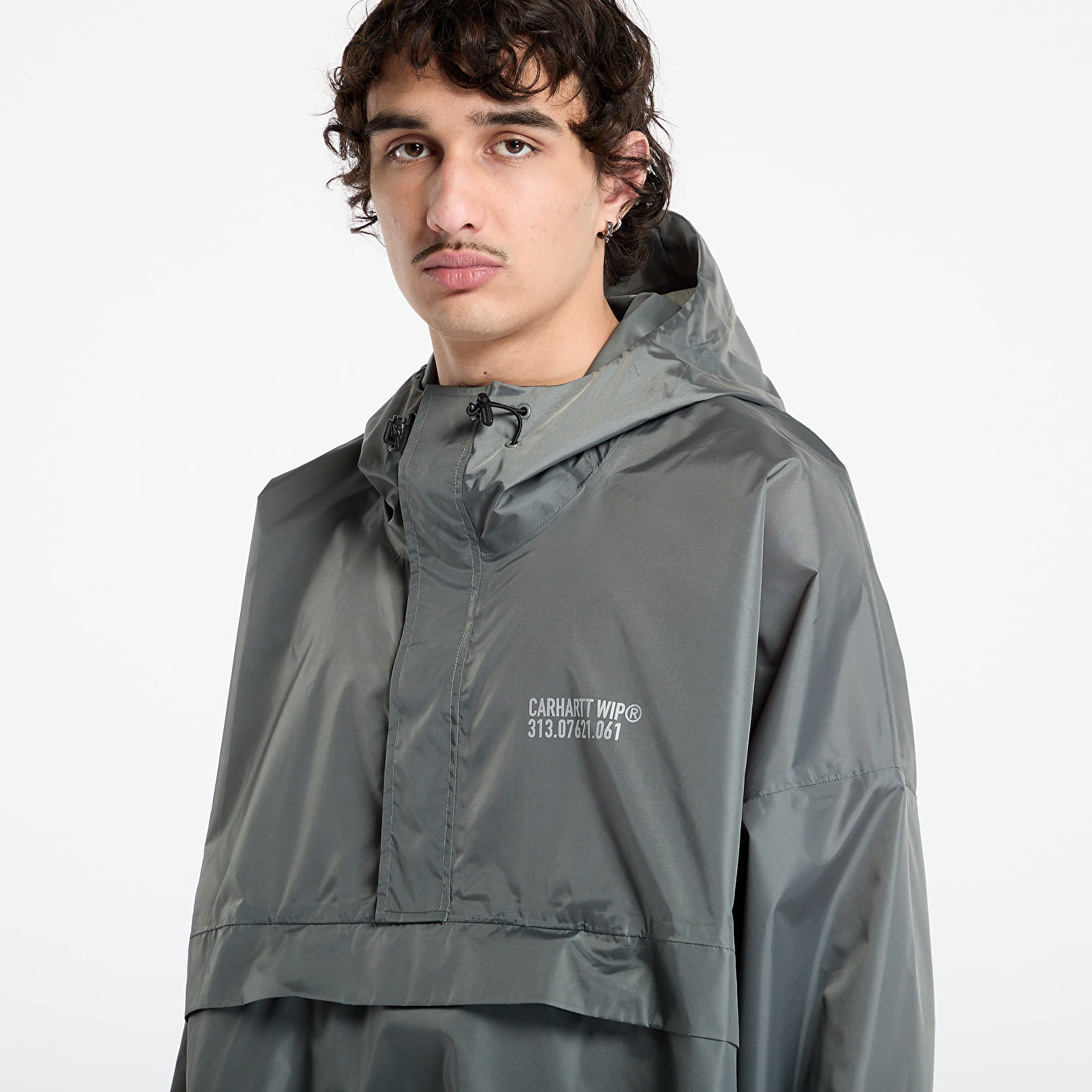Pláštenky Carhartt WIP Tour Packable Rain Poncho Smoke Green/ Reflective