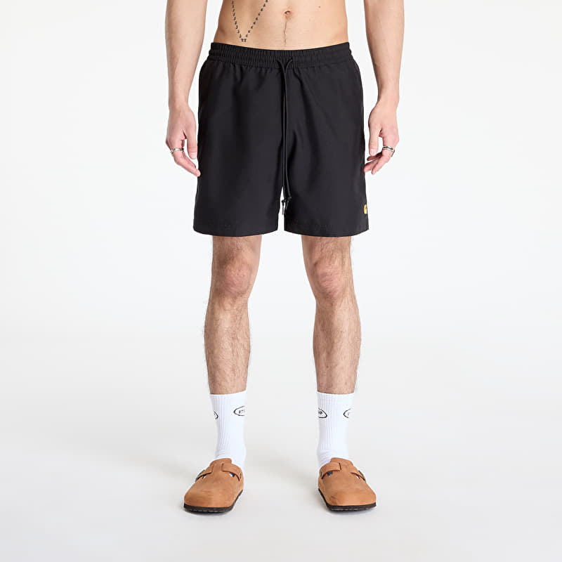 Carhartt WIP Chase Swim Trunks Black/ Gold