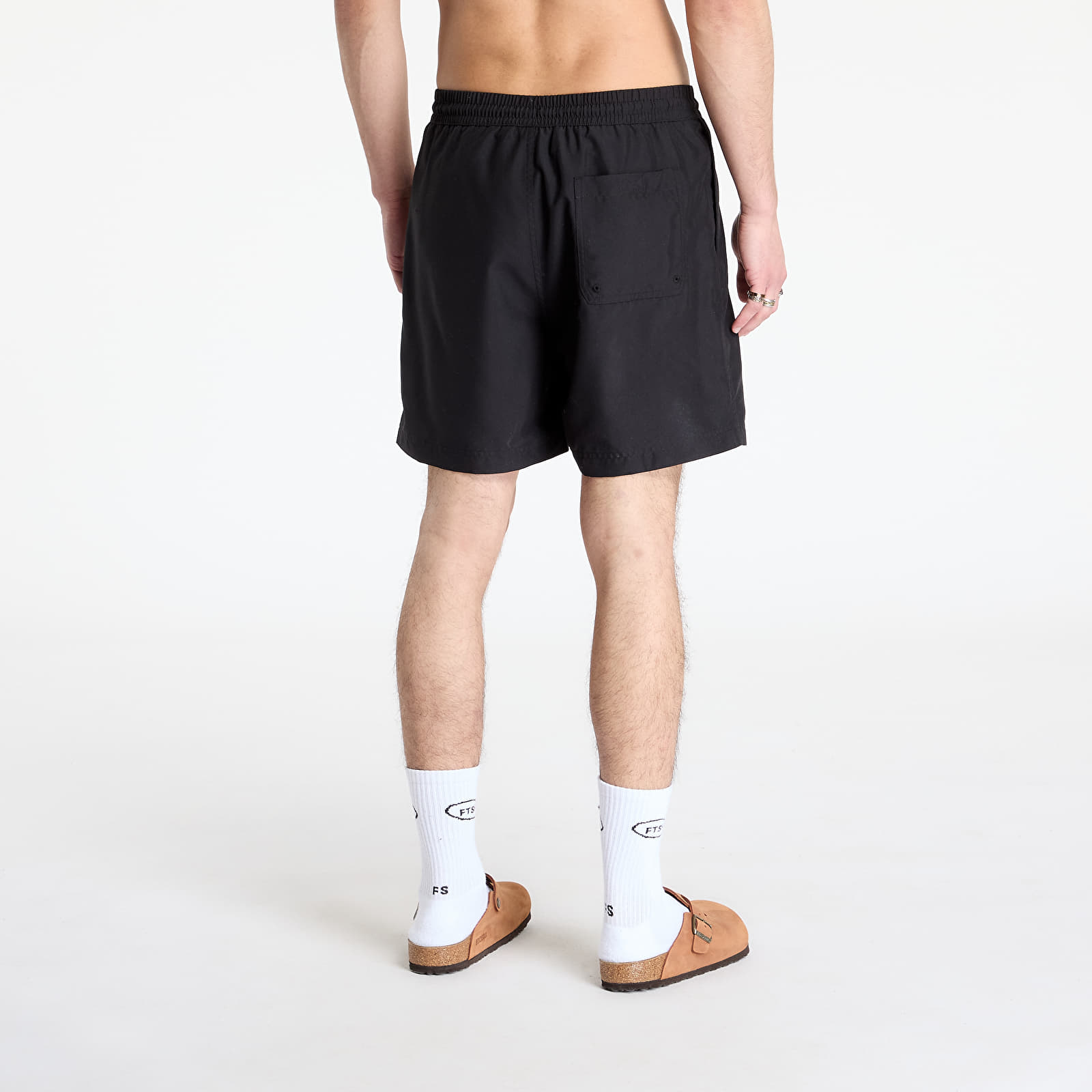 Pánské plavky Carhartt WIP Chase Swim Trunks Black/ Gold