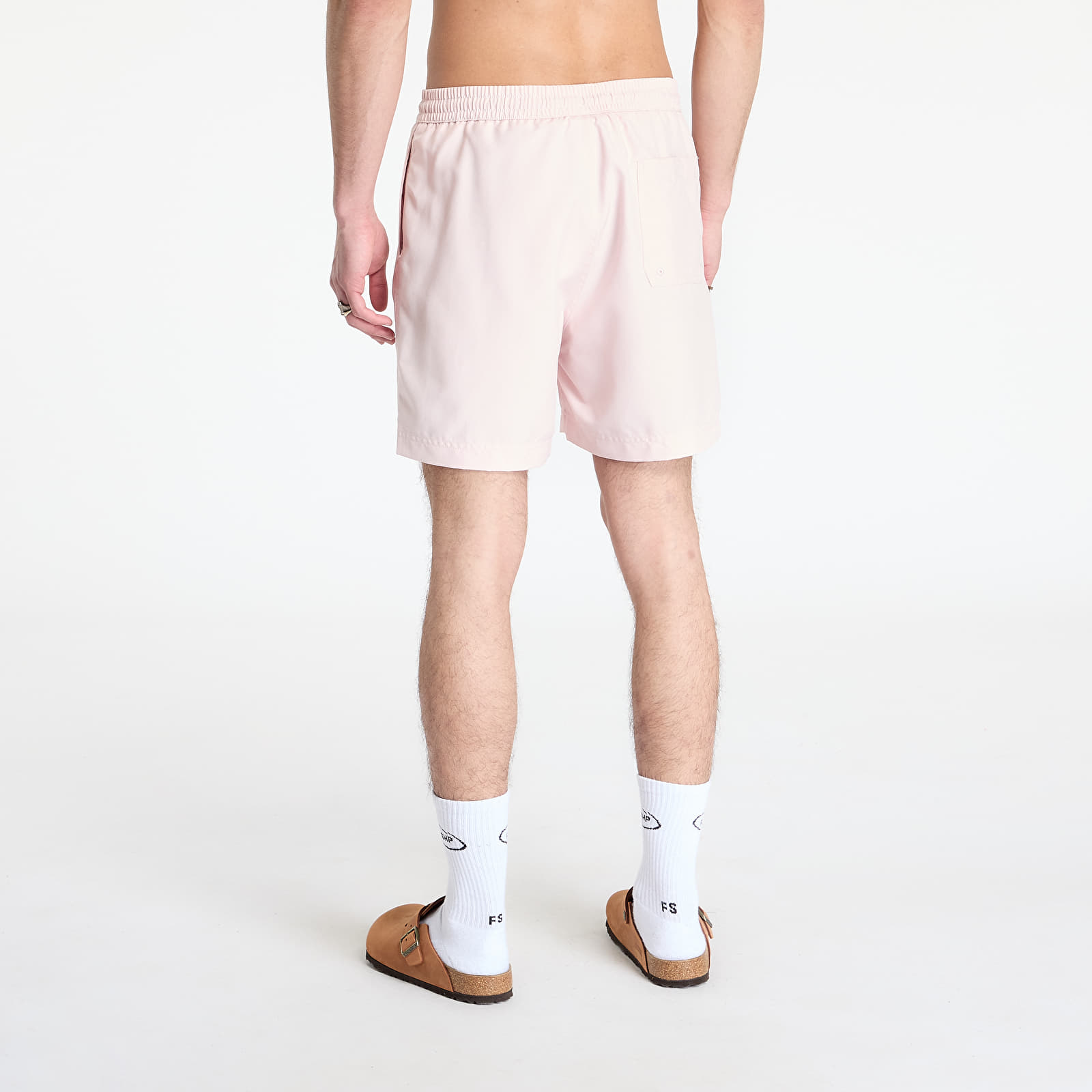 Pánské plavky Carhartt WIP Chase Swim Trunks Air Pink/ Gold