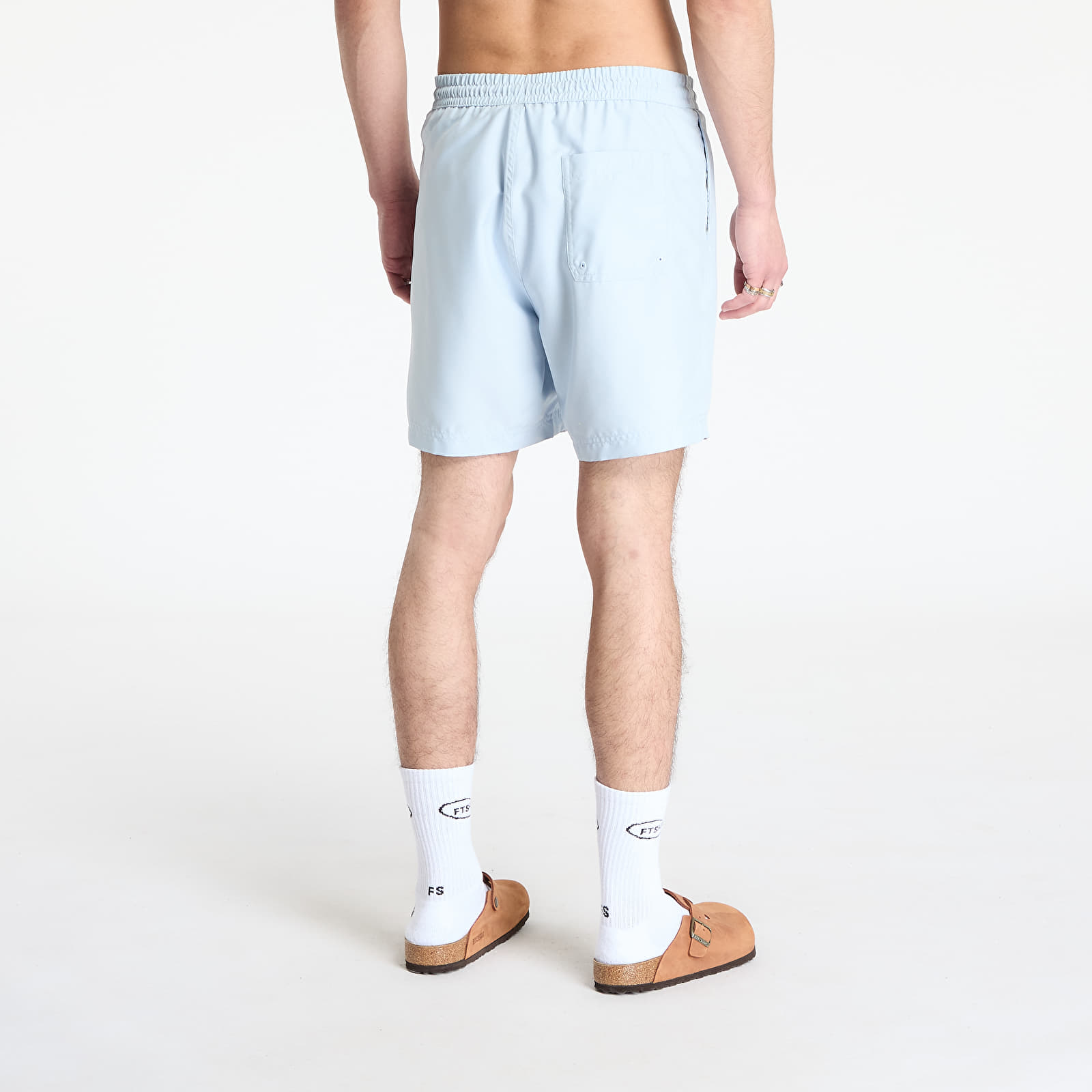 Pánské plavky Carhartt WIP Chase Swim Trunks Air Sky/ Gold