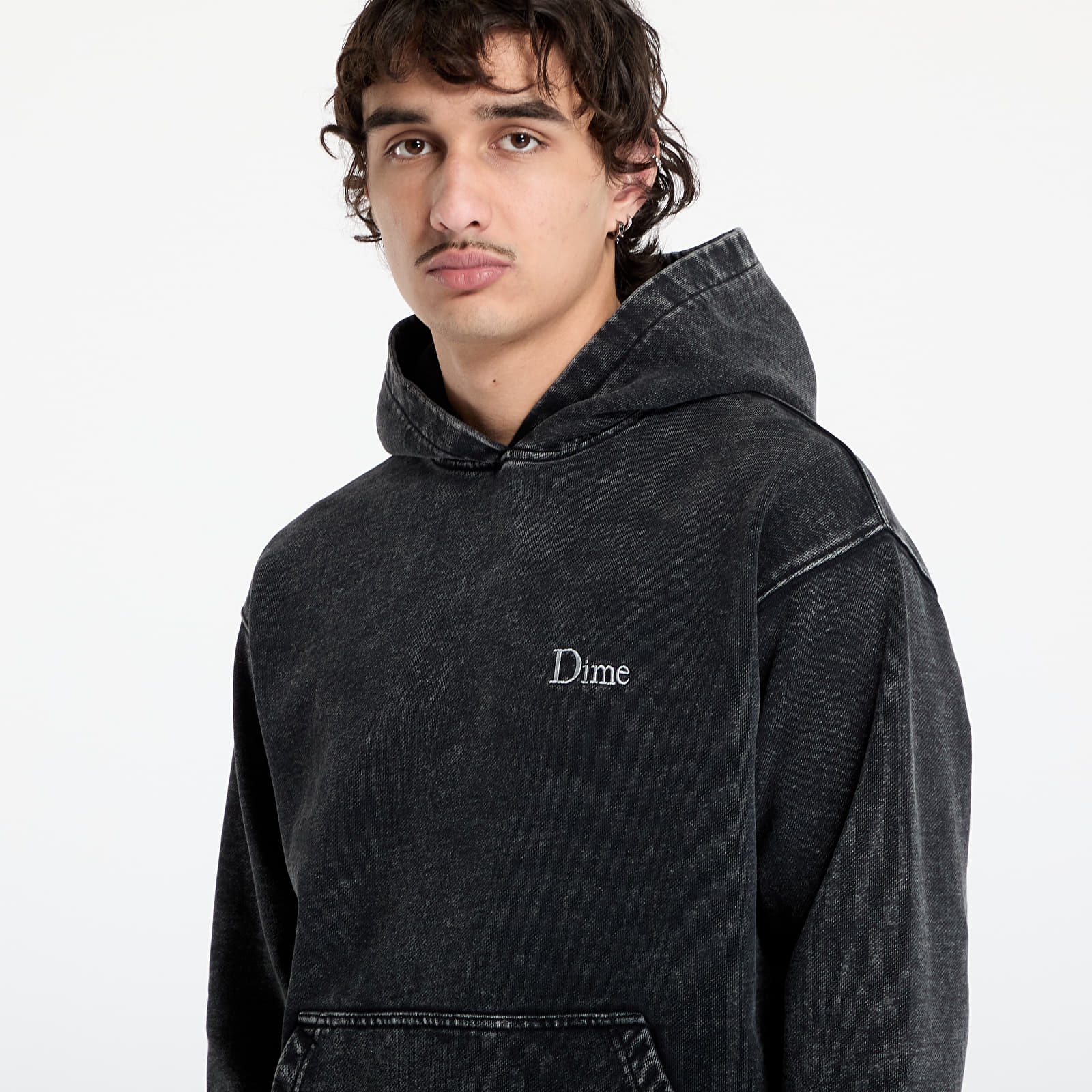 Kapucnis pulóverek és pulcsik DIME Classic French Terry Hoodie UNISEX Faded Black