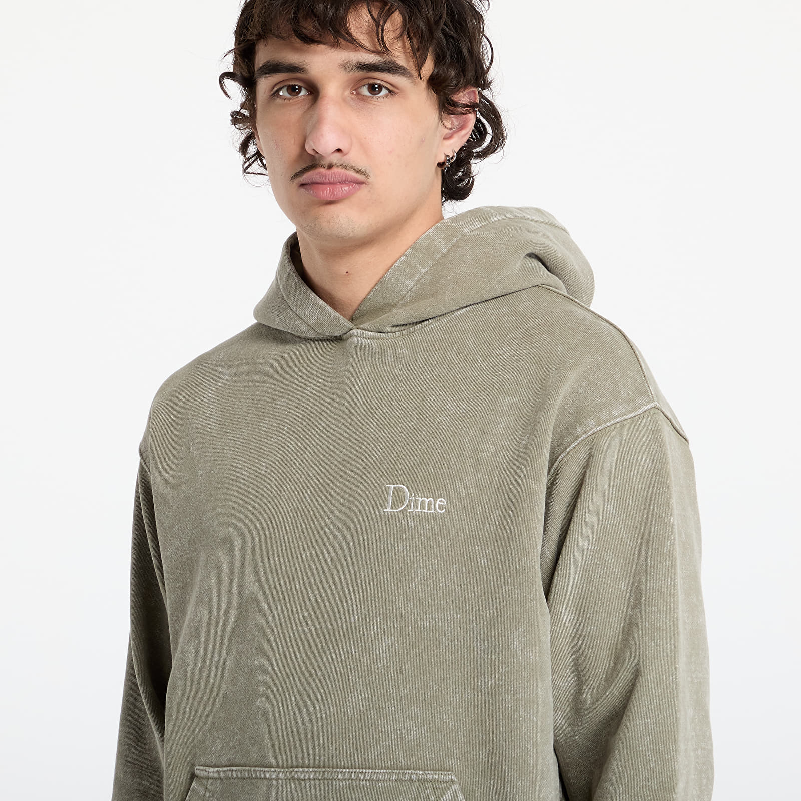 Kapucnis pulóverek és pulcsik DIME Classic French Terry Hoodie UNISEX Faded Cement