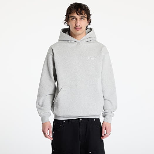 DIME Classic Small Logo Hoodie UNISEX Heather Gray