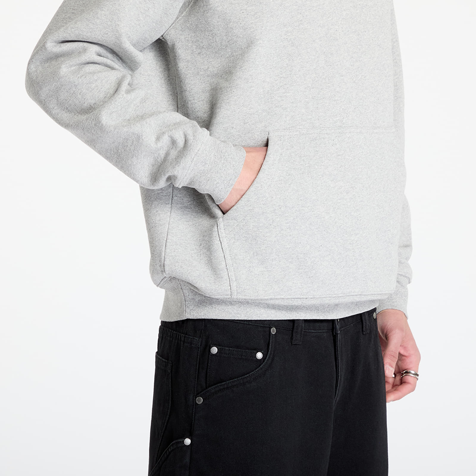 Kapucnis pulóverek és pulcsik DIME Classic Small Logo Hoodie UNISEX Heather Gray
