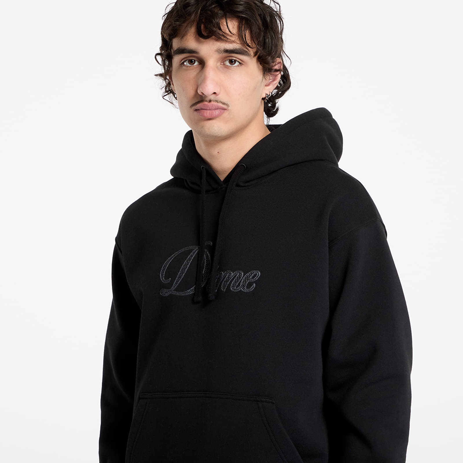 Sudaderas DIME Cursive Logo Hoodie UNISEX Black