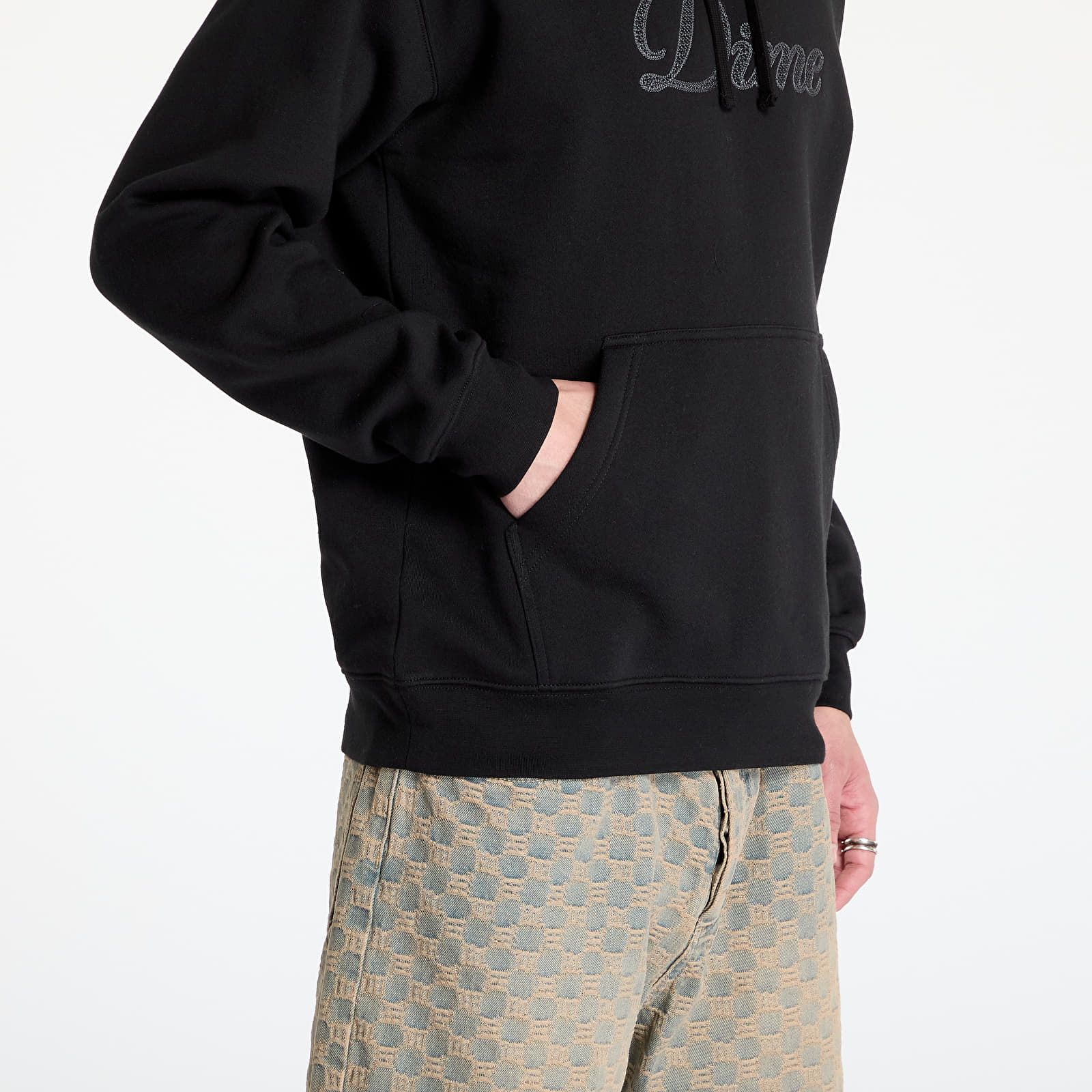 Sudaderas DIME Cursive Logo Hoodie UNISEX Black