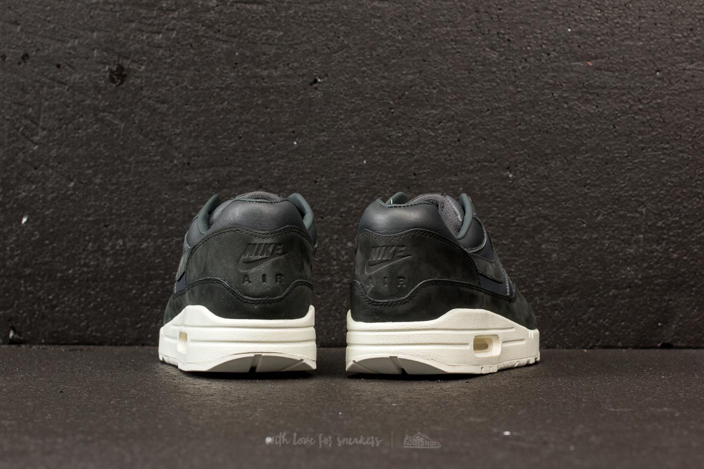 Men s shoes NikeLab Air Max 1 Pinnacle Black Anthracite Dark Grey Footshop