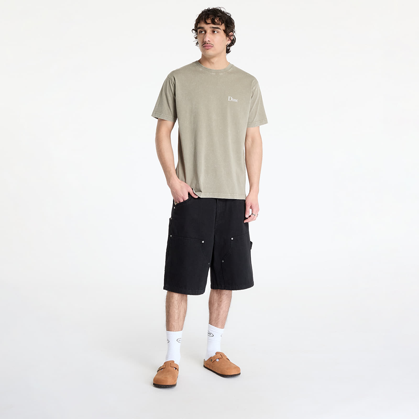 Тениски DIME Classic Small Logo T-Shirt UNISEX Faded Cement