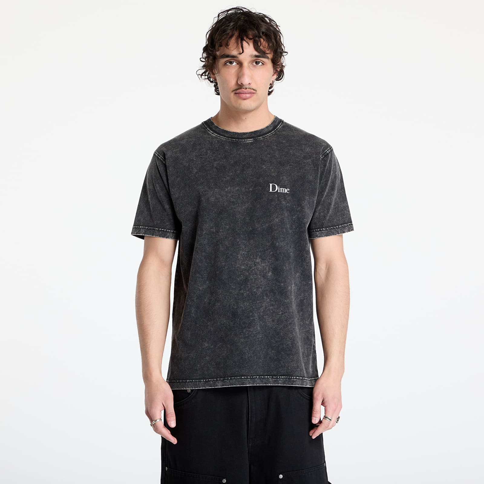 T-shirt DIME Classic Small Logo T-Shirt UNISEX Faded Black M