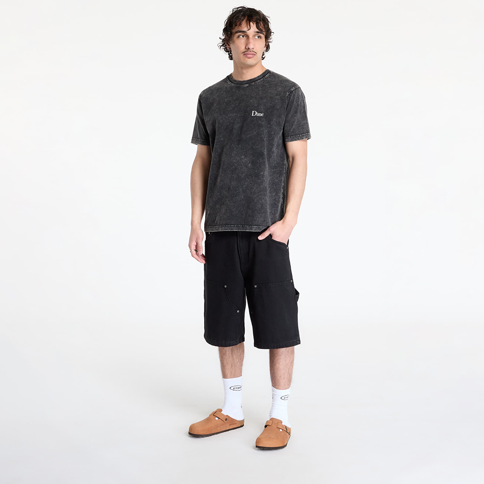 Camisetas DIME Classic Small Logo T-Shirt UNISEX Faded Black