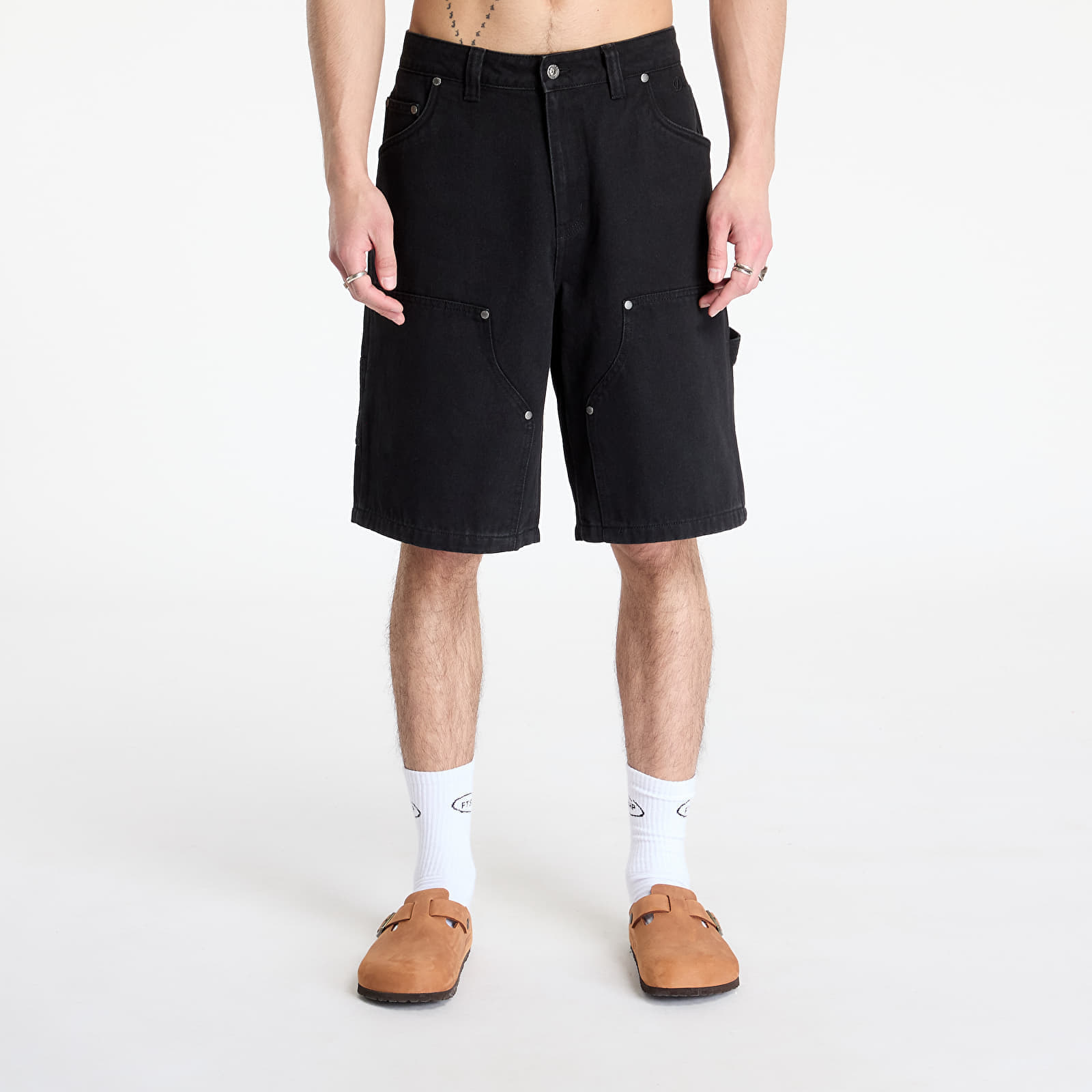 Pantaloni scurți DIME Carpenter Denim Shorts Jet Black 36