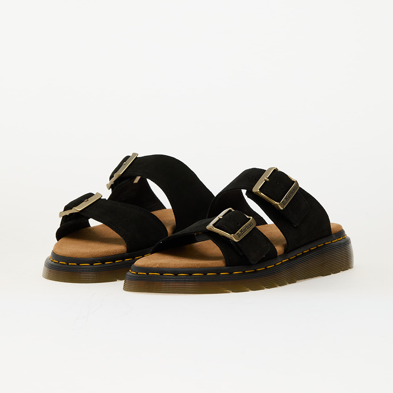 Pánske tenisky a topánky Dr. Martens Josef Slide Black