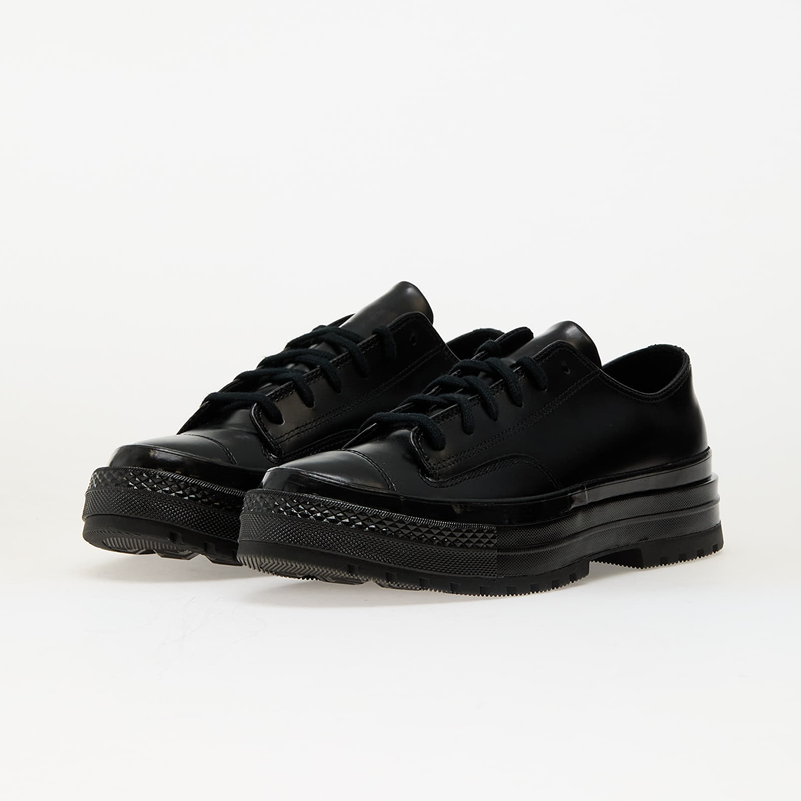Pánské tenisky a boty Converse Chuck 70 Formal Leather Black/ Black/ Black