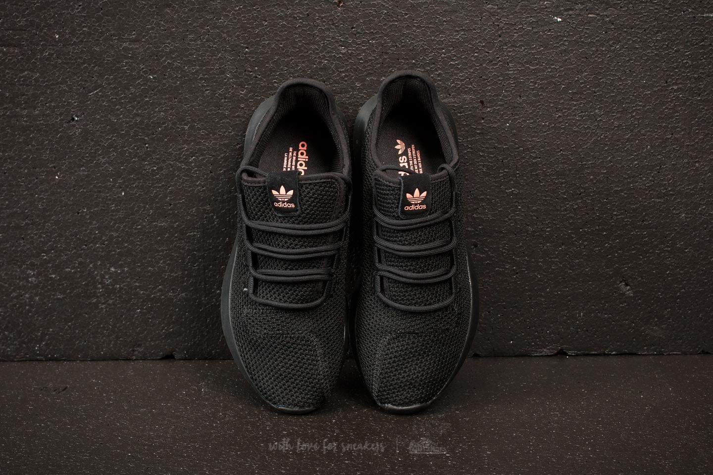 Black tubular shadow women's top
