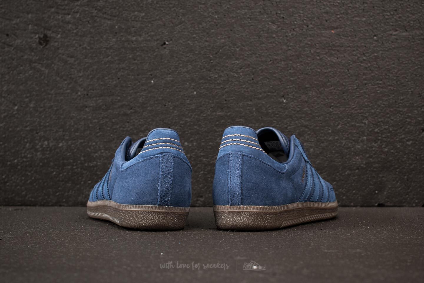 Men s shoes adidas Samba FB Dark Blue Dark Blue Gold Metallic