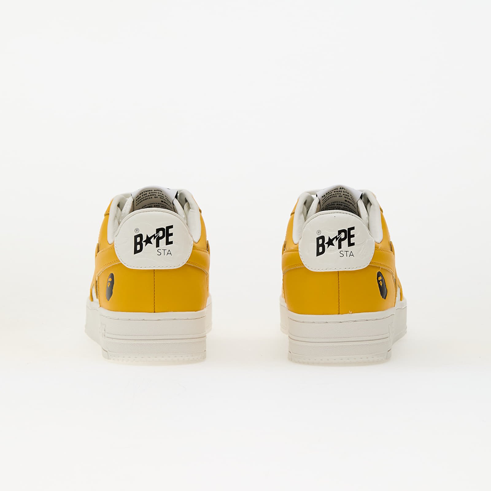 Herren Sneaker und Schuhe A BATHING APE Bape Sta 3 M1 Orange
