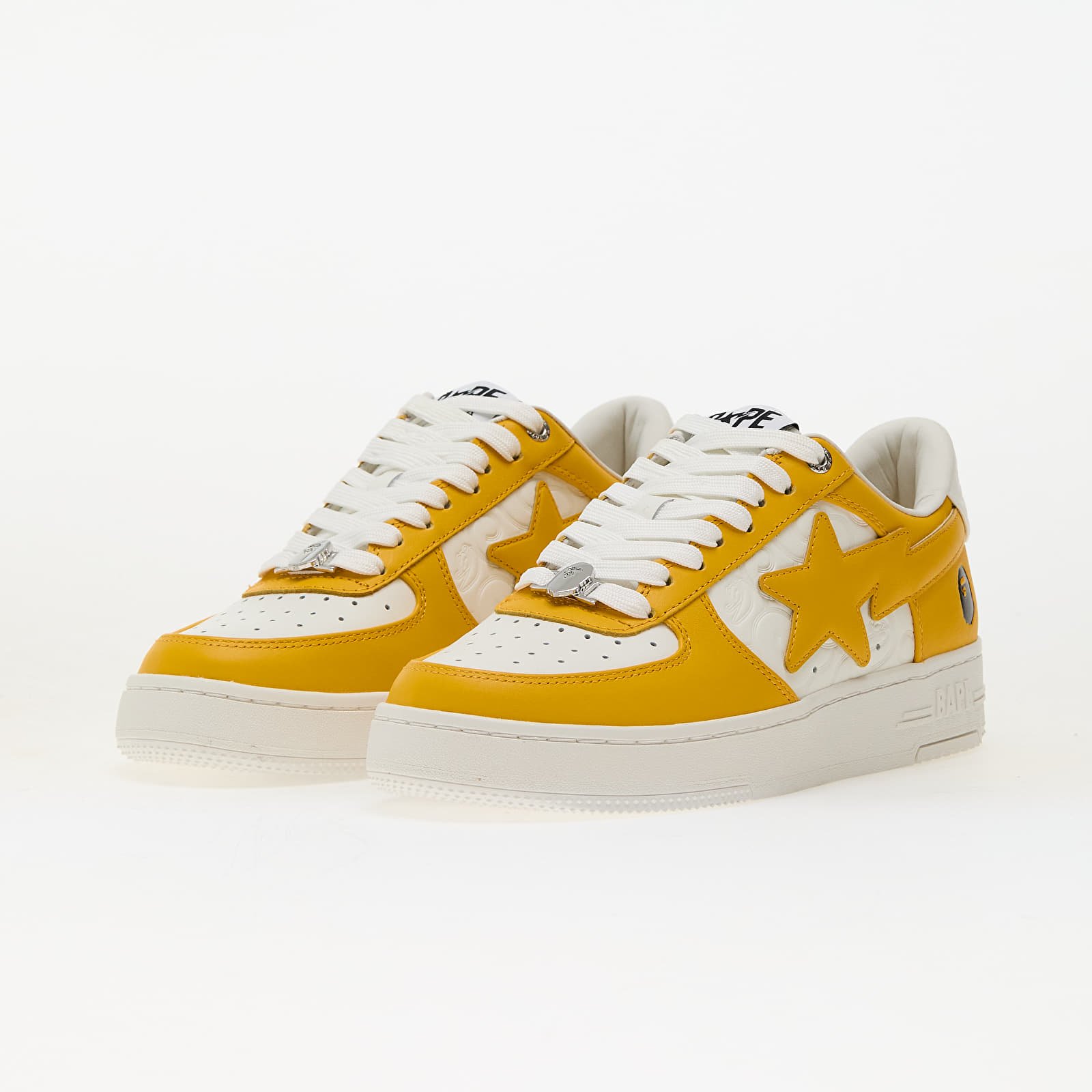 Herren Sneaker und Schuhe A BATHING APE Bape Sta 3 M1 Orange