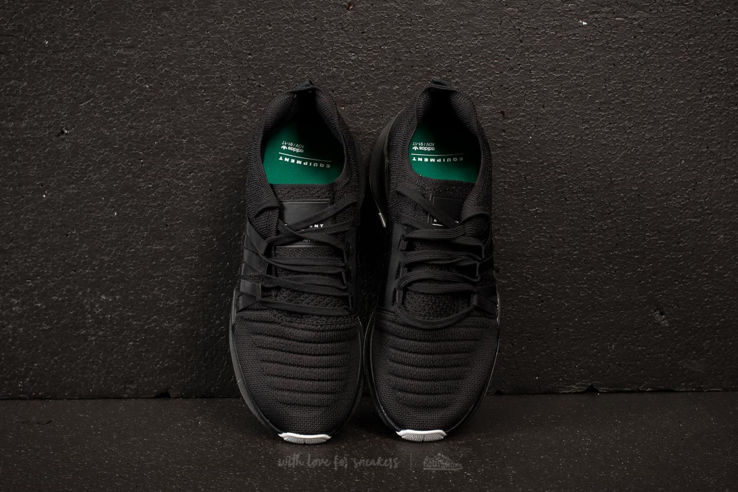 Adidas originals eqt racing adv primeknit sneakers in black hotsell