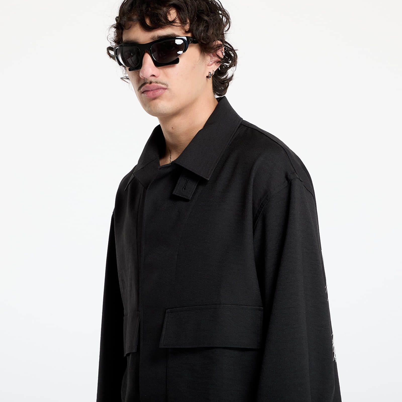 Krekli Y-3 Sport Uniform Patch Coach Jacket Black