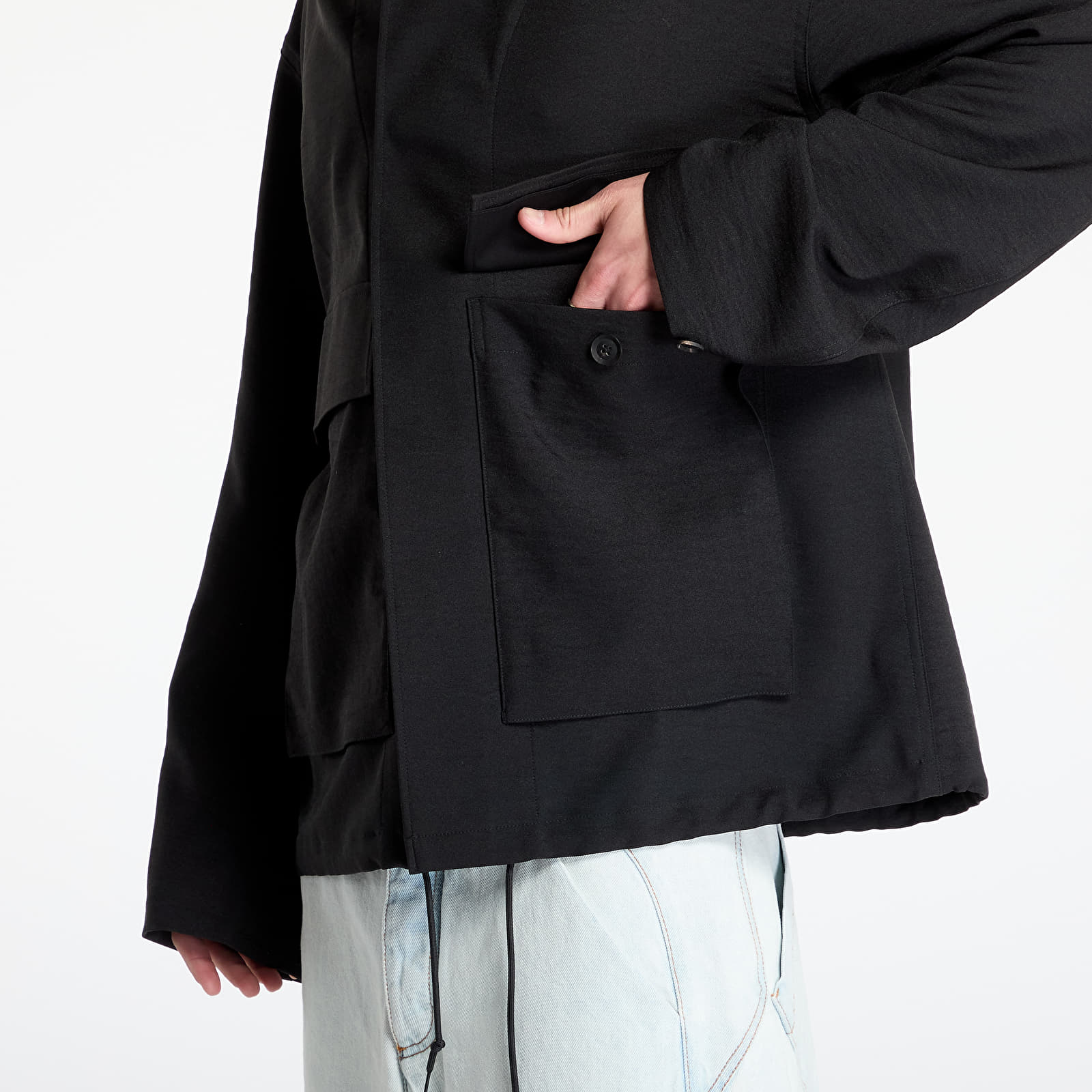 Krekli Y-3 Sport Uniform Patch Coach Jacket Black
