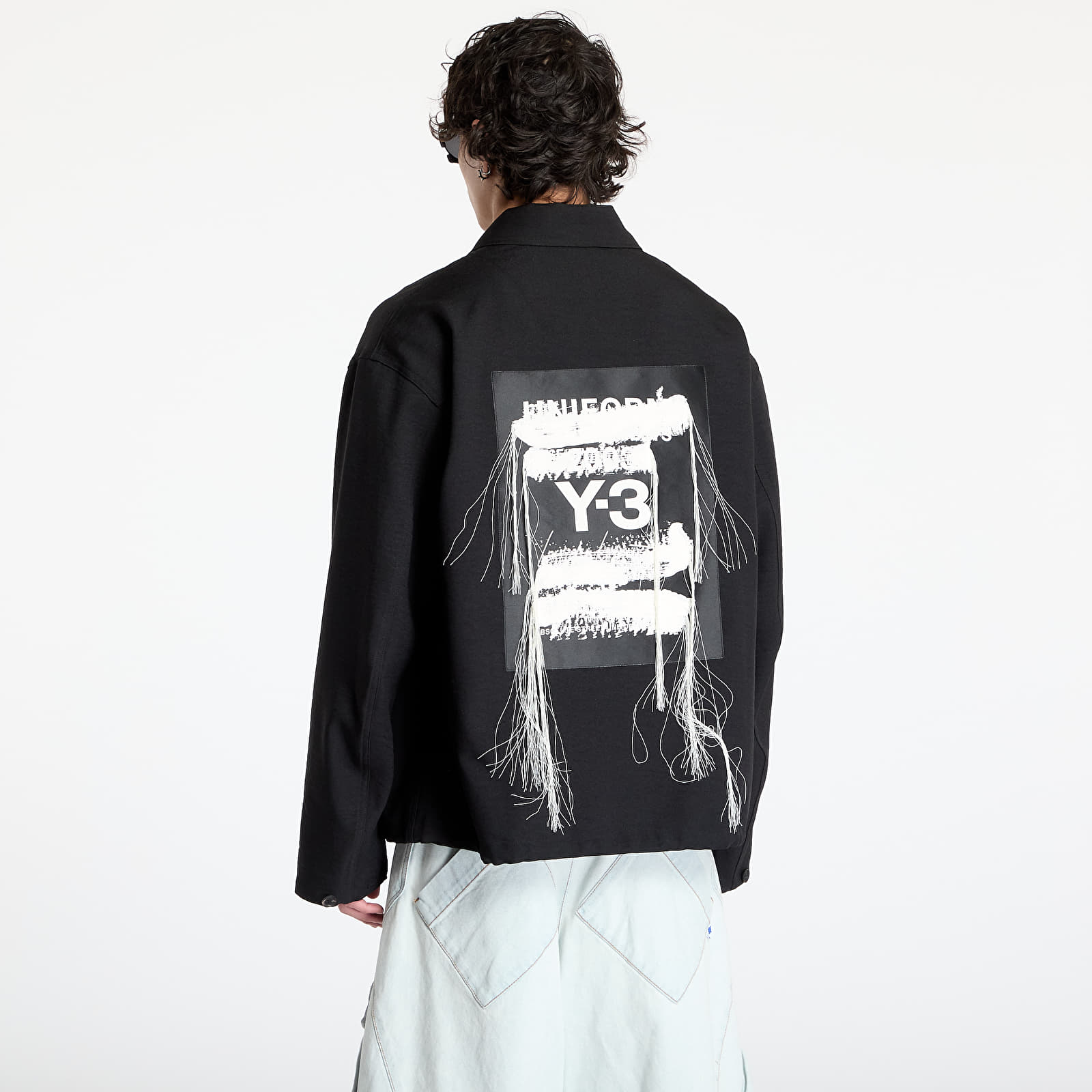 Krekli Y-3 Sport Uniform Patch Coach Jacket Black